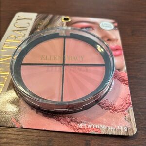 Ellen Tracy Blush Palette - Soft Pink and Warm Peach 4 Rosy Shades